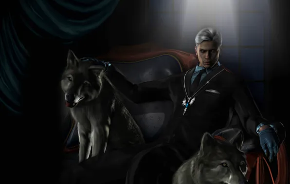 Амулет, wolf, devil may cry, dmc
