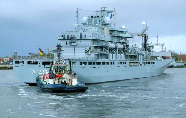 ВМС Германии, корабль снабжения, FGS Bonn, CSS