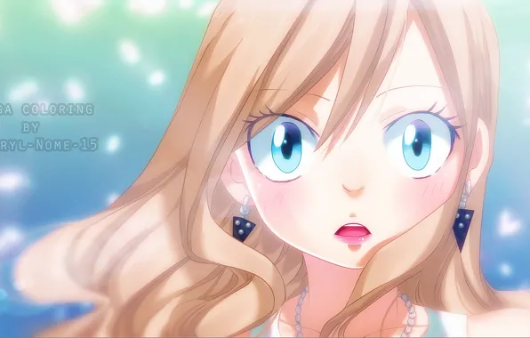 Взгляд, девушка, удивление, Fairy Tail, Хвост феи