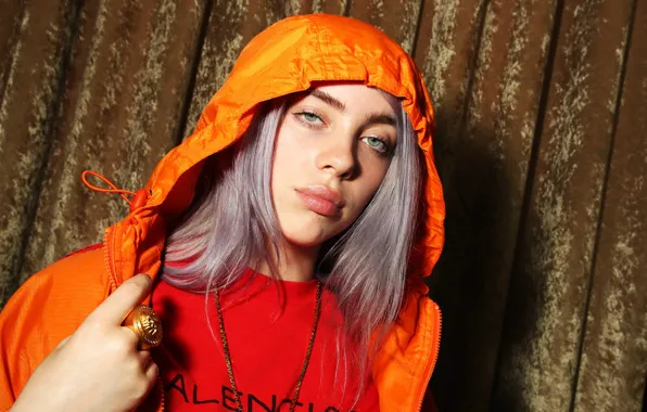 Волосы, блондинка, певица, singer, Billie Eilish, Билли Айлиш