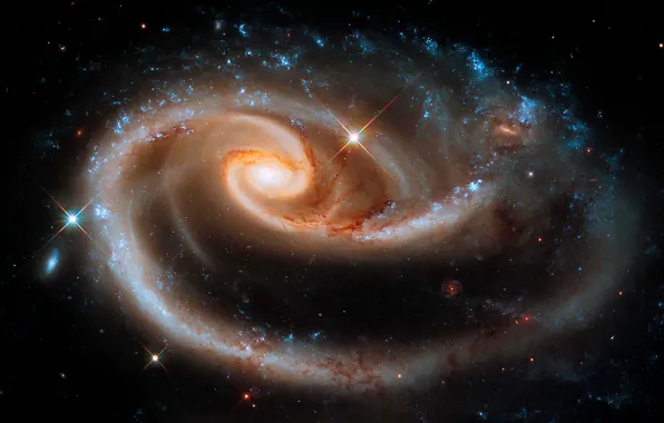 Картинка созвездие, Андромеда, UGC 1810, Arp 273