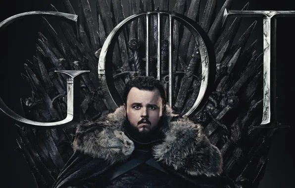 Трон, Игра Престолов, Game Of Thrones, John Bradley, Poster, Samwell Tarly, Джон Брэдли, Сэмвелл Тарли