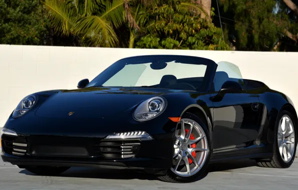 Картинка 911, Porsche, кабриолет, 2012, порше, Cabriolet, US-spec, 991