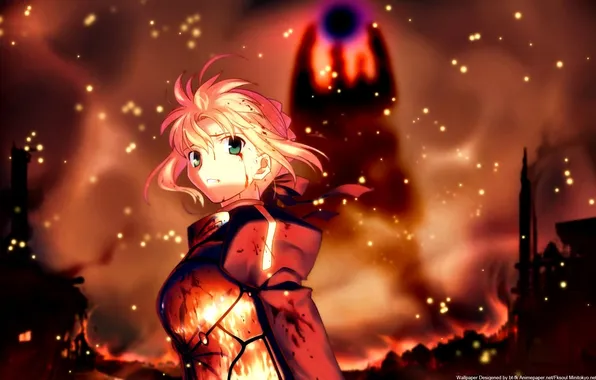 Night, мечница, fate, stay