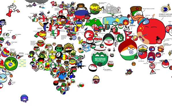 Картинка круги, страны, Франция, Англия, Германия, Шотландия, Индия, Мексика