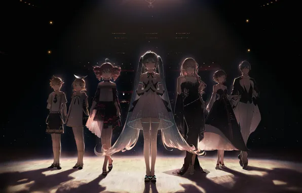 Сцена, Vocaloid, Вокалоид, персонажи