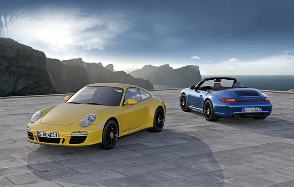 Авто, горы, порше, каррера, Porsche 911 Carrera