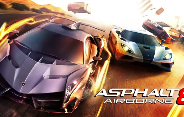 Картинка игра, гонки, game, race, iOS, Lamborghini Veneno, Koenigsegg Agera R, for android