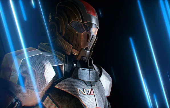 Картинка Mass Effect, Mass Effect 3, Shepard, Bioware, N7day