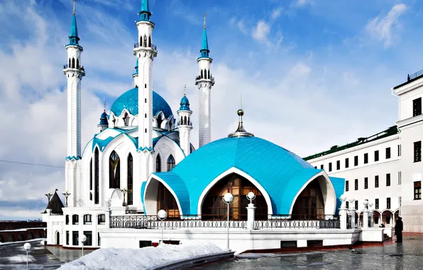 Картинка площадь, мечеть, Казань