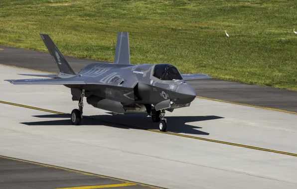 Истребитель, F-35B Lightning II, US Marine Corps, СВВП