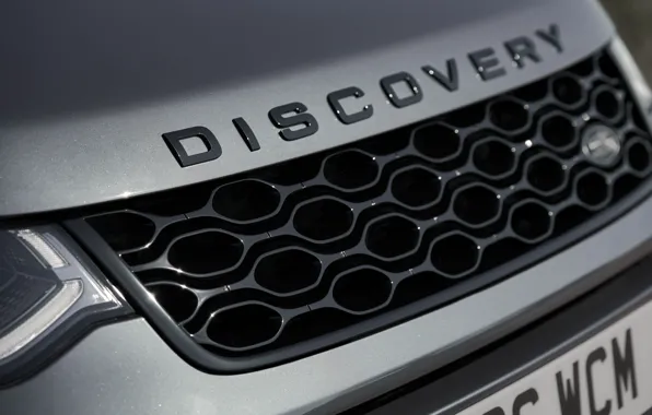 Надпись, лого, Land Rover, Discovery, дискавери, Land Rover Discovery Sport HSE