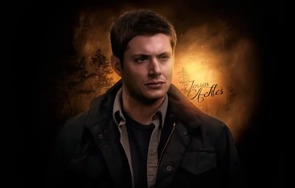 Рисовка, Jensen Ackles, art, supernatural, Dean Winchester