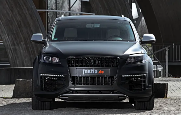 Audi, TDI, 2012, вид спереди, V12, Quattro, SUV, Audi Q7