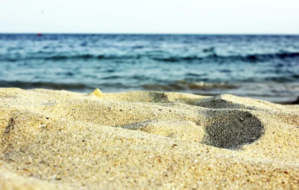 Картинка песок, море, Макро, venitomusic