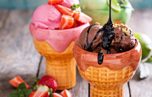 Картинка colorful, мороженое, десерт, сладкое, sweet, dessert, ice cream