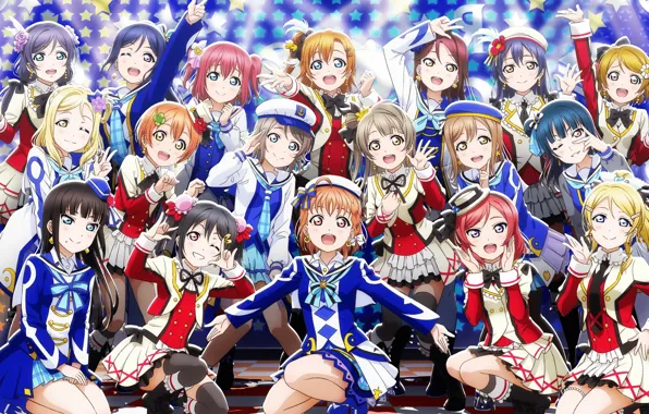 Девушки, группа, Love Live School Idol Project
