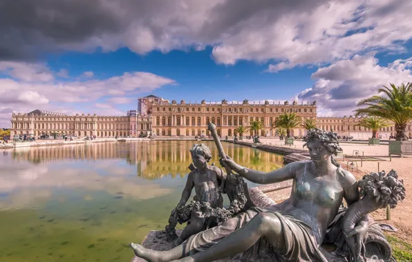 Франция, Париж, фонтан, Palace of Versailles