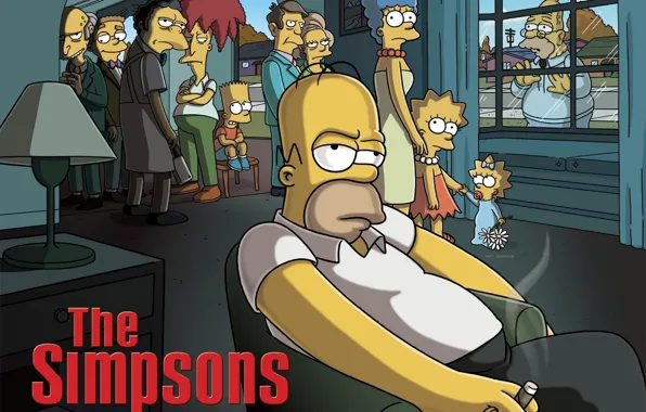 Картинка пародия, Simpsons, персонажи
