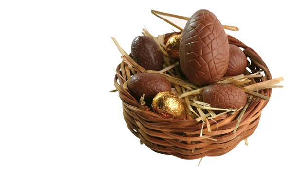 Фон, праздник, шоколад, Пасха, Easter, Chocolate