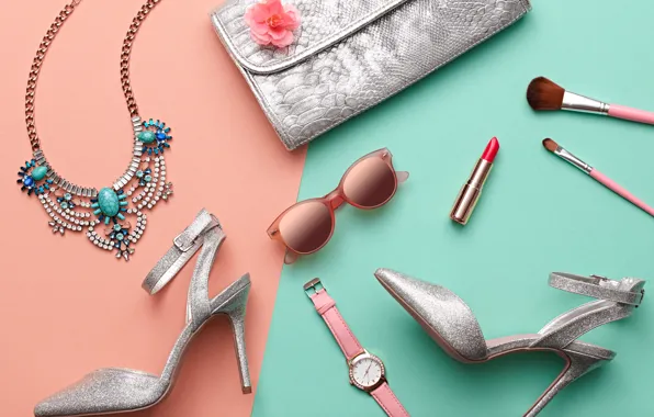 Лето, стиль, часы, помада, fashion, cosmetics, аксессуары, metallic