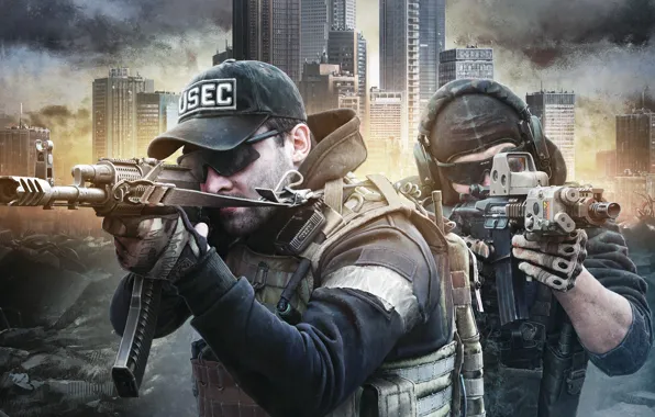 Наёмники, USEC, Escape from Tarkov, АК, М4