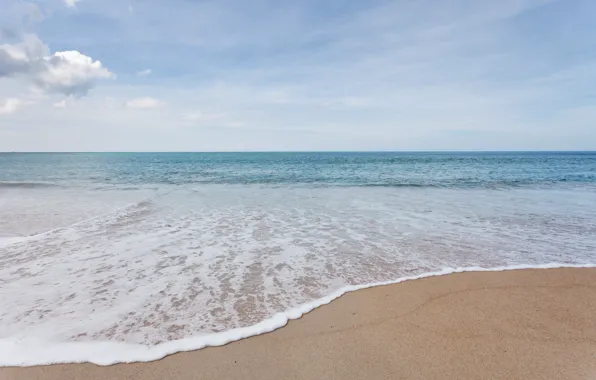 Картинка песок, море, волны, пляж, лето, summer, beach, sea