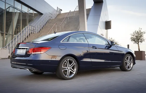 Car, Mercedes-Benz, мерседес, Coupe, blue, nice, E 250