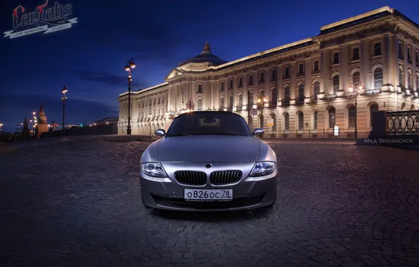 Car, машина, авто, мост, city, туман, гонка, bmw