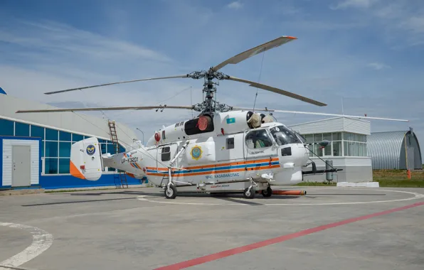 Картинка вертолёт, средний, транспортный, Ка-32