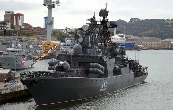 Картинка большой, России, противолодочный корабль, флота, Адмирал Чабаненко, Северного