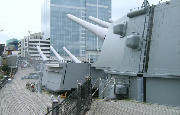 Линкор, USS Wisconsin, корабль - музей, BB-64