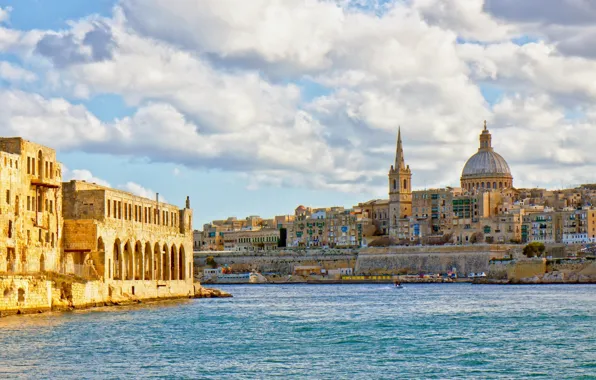 Картинка Средиземное море, Malta, Мальта, Валлетта, Valletta