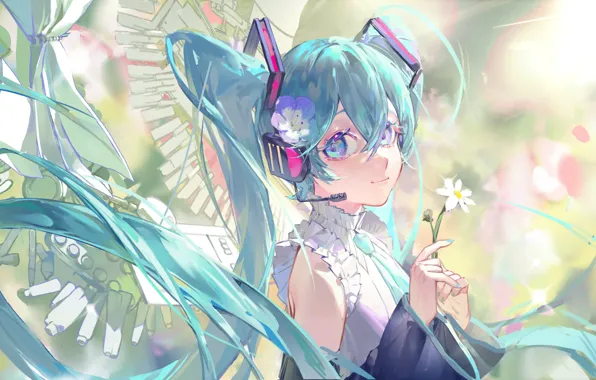 Hatsune Miku Vocaloid 2615x1542