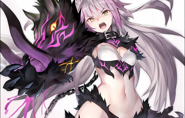 Girl, sexy, lingerie, pantsu, bra, cleavage, panties, pink hair