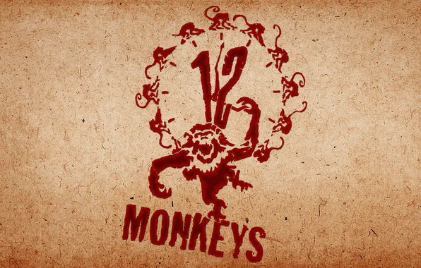 Логотип, Twelve Monkeys, двенадцать обезьян, армия двенадцати обезьян