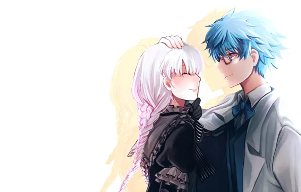 Девушка, аниме, арт, парень, Fate/Grand Order, fate/grand order, Судьба великая кампания
