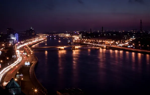 Картинка город, красота, ночой город