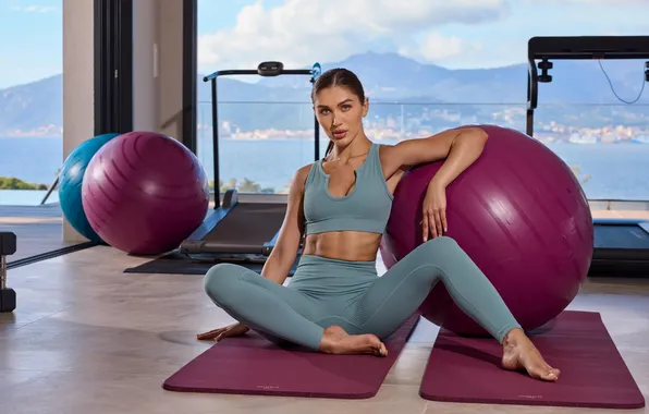 Картинка girl, exercise, sports, workout, fitness