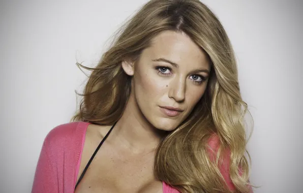 Взгляд, актриса, блондинка, фотомодель, Blake Lively, Блейк Лайвли
