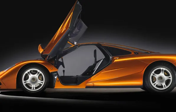 Roadster, orange, mclaren