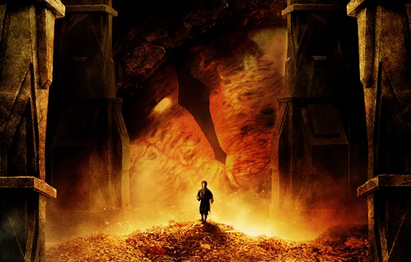 Глаз, дракон, Martin Freeman, Bilbo, Хоббит: Пустошь Смауга, The Hobbit: The Desolation of Smaug