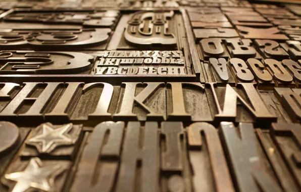 Gold, typography, words, bokeh, letters