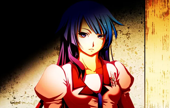Девушка, вечер, школьная форма, Bakemonogatari