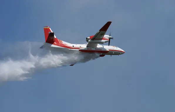Вода, Самолет, Украина, АНТК имени О. К. Антонова, Ан-32П, МЧС Украины, Пожарный самолет