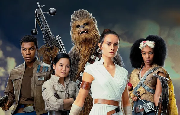 Звёздные Войны, постер, персонажи, Star Wars Episode IX: The Rise of Skywalker