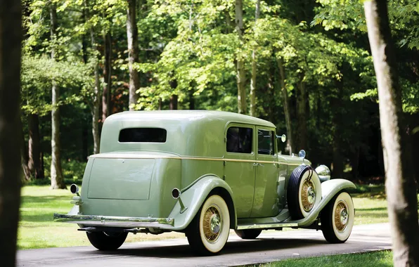 1932, ретро автомобили, Marmon, by LeBaron, retro cars, Marmon Sixteen, Marmon Sixteen Close-Coupled Sedan by …