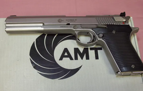 Пистолет, коробка, полуавтоматический, AMT, Automag III