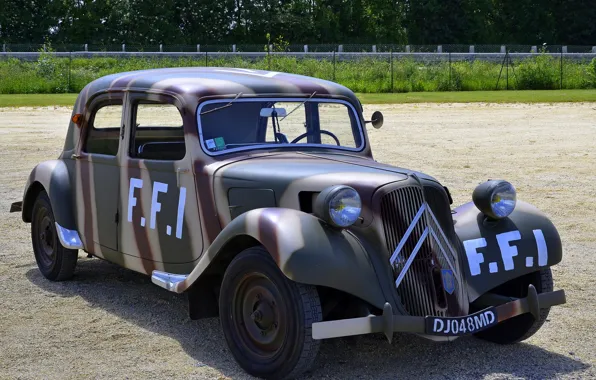 Citroën, автомобиль, передок, Traction FFI