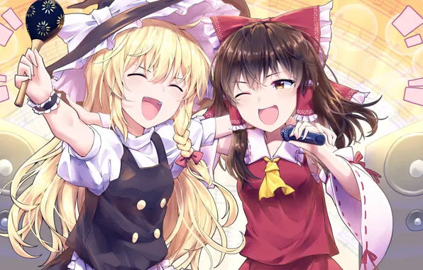 Девочки, Touhou, Тохо, Тоухоу
